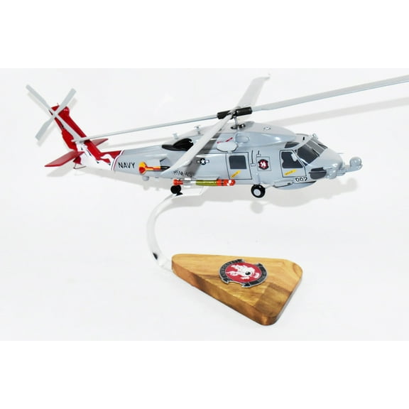MH-60R, HSM-40 Air Wolves, 16" Mahogany Scale Model