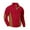 Red, variant on UAMVSH Men's Casual Stand Neck Long Sleeved Corduroy Sweatshirt Warm Winter Button Pullover Sweaters with Elbow Patches(X-Large,White)