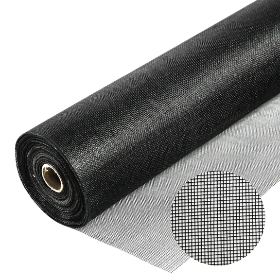 Window Screen Mesh,57 inch x 100 feet Fiberglass Window Screens Roll, Insect Screen Door Mesh,Easy to Cut Fiberglass Replacement Mesh for Windows,Pool,Porch and Patio Screen