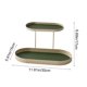 thumbnail image 3 of Double Layer Iron Storage Tray Organizer, Jewelry Perfume Makeup Display Rack, Tabletop Countertop Bathroom Kitchen Shelf, Decorative Metal Holder for Cosmetics Accessories Rings Earrings Keys, 3 of 7