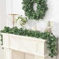 thumbnail image 3 of Waipfaru 4 Pack Eucalyptus Garland Decor,6FT Greenery Garland,Artificial Eucalyptus Leaves Vines for Table Home Mantle Decoration, 3 of 7