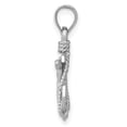 thumbnail image 2 of Finest Gold 14K White Gold Polished Mariner Crucifix Pendant, 2 of 4