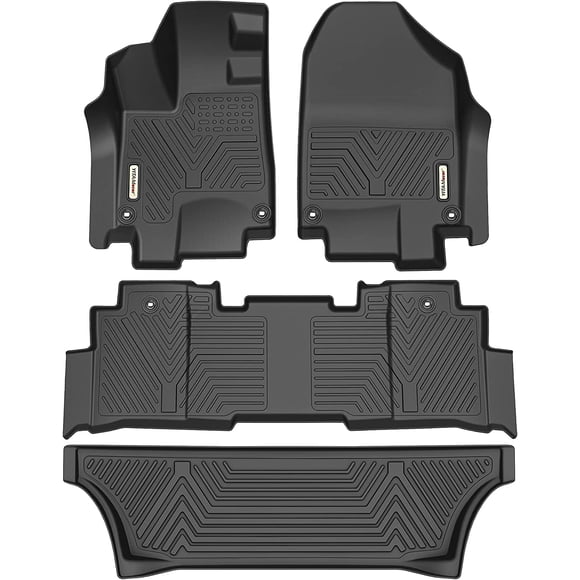YITAMOTOR Floor Mats Compatible with Honda Odyssey, Custom Fit Floor Liners for 2018-2023 Honda Odyssey, 1st, 2nd & 3rd Row All Weather Protection