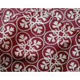 thumbnail image 5 of oneOone Silk Tabby Burgundy Fabric Block Diy Clothing Quilting Fabric Print Fabric By Yard 42 Inch Wide, 5 of 6