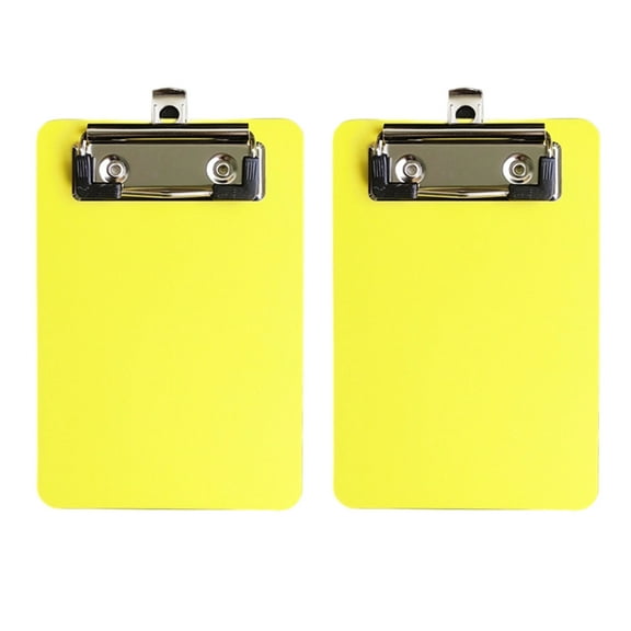 2 Pcs Document Clipboard with Hook Small Clipboards Plastic Clipboard Writing Board