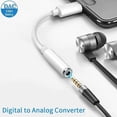 thumbnail image 2 of USB Type C to 3.5mm Headphone Jack Adapter,USB C to Aux Audio Dongle Cable Compatible with Samsung Galaxy S23 S23+ S22 S21 S20 Ultra Note 20 10 S10 S9 Plus,Pixel 4 3 2 XL iPad MacBook [2 Pack White], 2 of 5