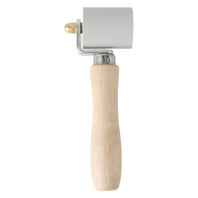 Rodillo de costura de cinta para techos de PVC gris de 45 mm/1,8 pulgadas, ergonómico, desmontable y con costuras suaves
