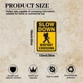 thumbnail image 2 of BTFSigns 16" x 12" Aluminum Bigfoot Crossing Signs, Slow Down Sign For Yard,Funny Traffic Sign Wall Decor Rust-Resistant, Easy to Install, Ideal for Streets, Driveways, Wall Art and Outdoor Decor, 2 of 5