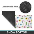thumbnail image 6 of Pioneer Flower Floral Print Pattern Kitchen Rugs Sets Of 2, Anti Fatigue Non Slip Washable Floor Mats for Kitchen Sink Laundry, 17X30 Inch + 17X47 Inch, 6 of 6