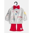 thumbnail image 2 of Hello Kitty and Friends Baby Girl's Crewneck Sweatshirt, Leggings and Headband, 3 Piece, Sizes 0/3M-24M, 2 of 4