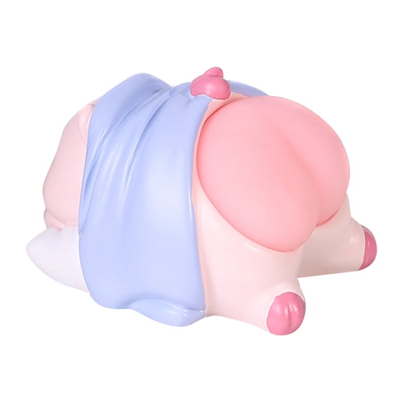 Car Interior Dashboard Ornament Cute Soft Funny Animal Pig Ass Butt Stress Relief Toy for Adults Kids Birthday Favors