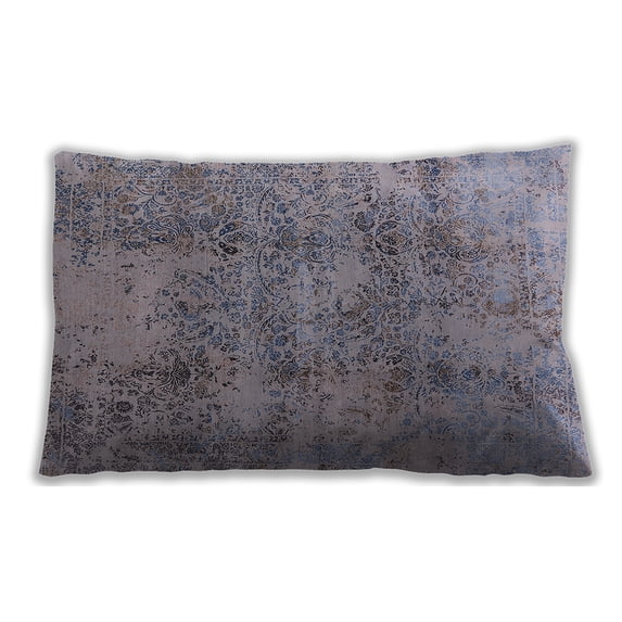 Ahgly Company Indoor Rectangular Mid-Century Modern Lumbar Throw Pillow, 13 inch by 19 inch