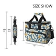 thumbnail image 3 of FORMRS Insulated Cooler Bag 24 Cans Capacity Soft Leakproof Lunch Box with Side Pockets, Whimsy Daisy Pattern, 3 of 7