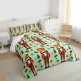 thumbnail image 3 of Homewish Xmas Nutcracker 3-Piece Full Size Comforter Sets for Kids Children Teens,Merry Christmas Bedding Comforter Set,Happy New Year Lightweight Bedding Sets,Microfiber Bedroom Decor,Reversible, 3 of 8