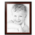 thumbnail image 2 of ArtToFrames 19" x 24" Matte mahogany Diploma Picture Frame, 19x24 inch Brown Wood Poster Frame (WOM-5108), 3 Pack, 2 of 6