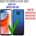 thumbnail image 2 of Motorola Moto G Play Case, Transparent Drop Proof Phone Cover (Black), 2 of 3