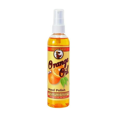 Howard OR0008 Orange Oil Wood Polish, 8-Ounce