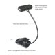 thumbnail image 5 of Lámpara LED flexible para lectura FL-H154A con 3 modos de luz y 9 LEDs, ajustable a múltiples ángulos (sin batería ni cable)  

Otra versión:  
Lámpara de clip portátil con 5 LEDs blancos y 4, 5 of 6