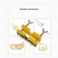thumbnail image 3 of Eigraketly Extractor de trombón de trompeta de cuerno duradero profesional Extractor de sousafón piezas de Tenor removedor de tuba instrumento Accesorios para instrumentos musicales, 3 of 6