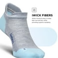 thumbnail image 6 of Feetures Elite Max Cushion No Show Tab Ankle Socks - Sport Sock with Targeted Compression - Gray Sky, L (1 Pair), 6 of 7