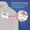 thumbnail image 5 of "Flexible Adhesive Name Badge Labels, 3.38 X 2.33, White/blue Border, 400/box | Bundle of 2 Boxes", 5 of 6