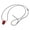 Red, variant on O Luxurious Round Bead Pendant Necklace Stylish Agate Sphere Pendant Necklace Stylish Neck Jewelry for Layering Looks