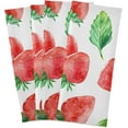thumbnail image 7 of Kitchen Dish Towels, Watercolor Strawberry Kitchen Towels Set of 6 Super Soft Absorbent Dish Towels Set Microfiber Polyester Kitchen Dish Cloths Decorative Tea Towels, 28"x18", 7 of 7