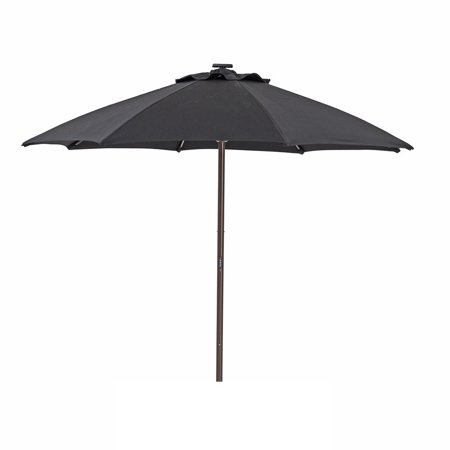 Sorara Outdoor 9 Ft Patio Umbrella Sunbrella Canopy Solar Powered