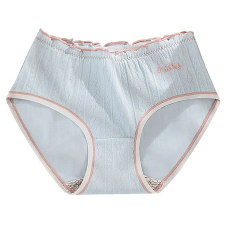 

Yuelianxi Womens Cotton In The Waist Is Pure Hollow Out And Raise The Pure Brief Panties
