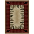 thumbnail image 2 of Mayberry Rug Hearthside Four Corners Red Lodge Area Rug 2'3"x7'7", 2 of 3