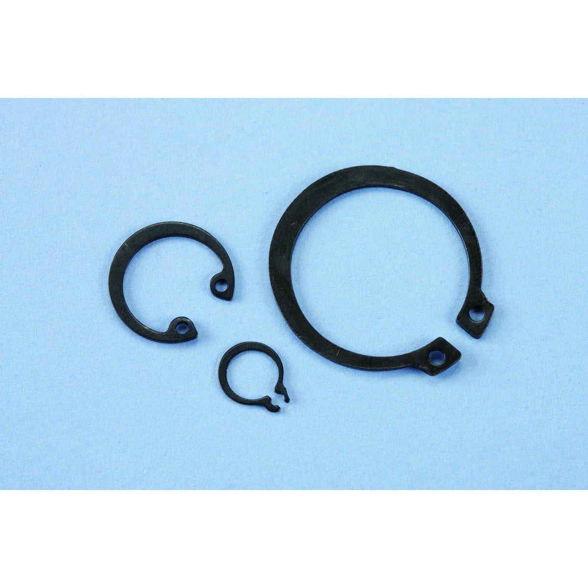 225 Piece External/Internal Retaining Ring Assortment, Black oxide