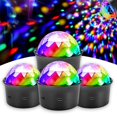 thumbnail image 1 of Luces tipo bola de discoteca HOVOYNN Mini USB activadas por voz x4, 1 of 7