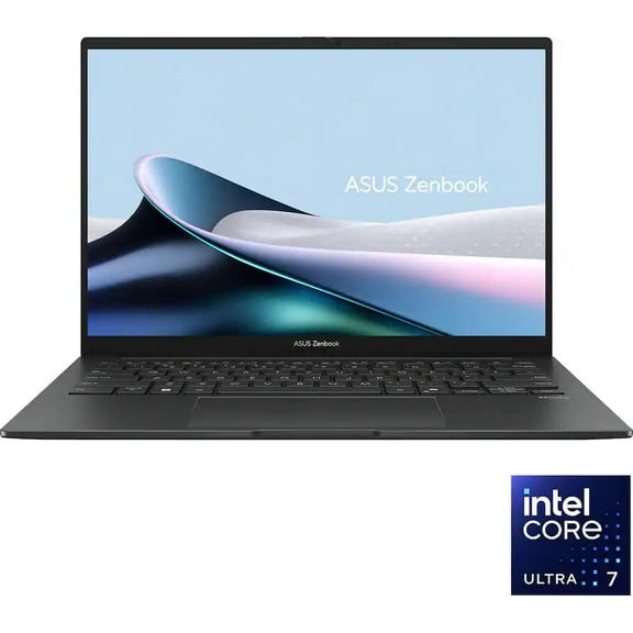 ASUS - Zenbook 14 14" FHD OLED Touch Screen Laptop - Intel Core Ultra 7 - 16GB RAM - 512GB SSD - Jasper Gray