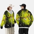 thumbnail image 2 of KLL Ball Print Men's Women’s UPF 50+ Sun Protection Outdoor Hoodie Jacket Long Sleeve Fishing Hiking Performance Shirt- XX-Large, 2 of 5