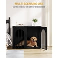 thumbnail image 6 of 44.1" Wooden Dog Crate Furniture TV Stand, Indoor Dog Kennel for Small/Medium/Large Dogs, Black, 6 of 11
