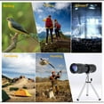 thumbnail image 5 of Monocular Telescopes, 10-300x40mm Super Telezoom Monocular Telescope, Monocular Telescope with Phone Holder and Tripod, For Travel, Bird Watching, Concerts 10-300 * 40mm, 5 of 6