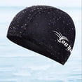 thumbnail image 5 of Professional Version Polyester Breathable Non-Waterproof Cloth Fabric Swim Cap Swimming Hats Bathing Cap for Water Sports, 5 of 6