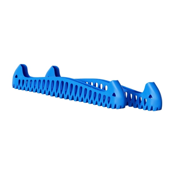 2 fundas para patines de hielo, accesorios para patinar, fundas elásticas para caminar, regalo para practicar Azul