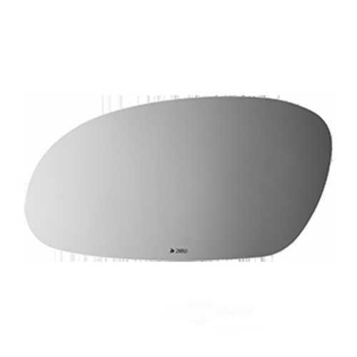 Burco Side View Mirror Replacement Glass - Clear Glass - 2650