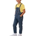 thumbnail image 5 of SDNall 3 Pack Toddler Boys and Girls Summer Outfit, Solid Color Short Sleeve Crew Neck Tee and Denim Overalls Set with Socks, Casual Everyday Play and Outdoor Clothing Set for Kids Ages 3-12 ﻿, 5 of 10