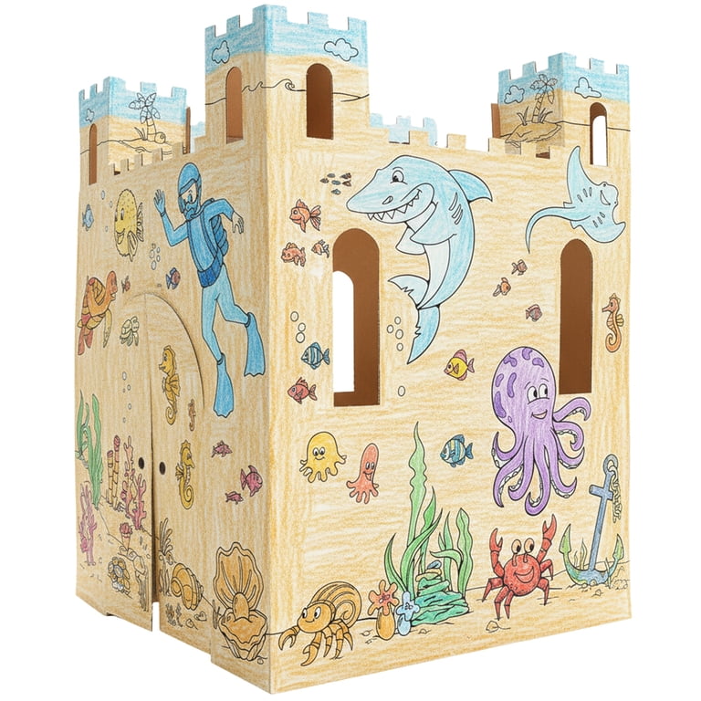 大型 ホワイトプードル オブジェ 2体セット 高さ97cm アートスカルプチャー Easy Playhouse, Kids Art & Craft Reversible Sand Castle, 32