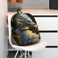 thumbnail image 2 of Ratiio Golden White Fire Dragon Print Casual Backpack for Men and Women, Water Resistant Oxford Fabric School Bag Lightweight Travel Daypack, 2 of 6