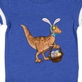 thumbnail image 4 of Inktastic Easter Velociraptor with Bunny Ears Boys or Girls Baby Bodysuit, 4 of 5