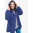 thumbnail image 6 of Woman Within Women's Plus Size Fleece-Lined Taslon Anorak, 6 of 6