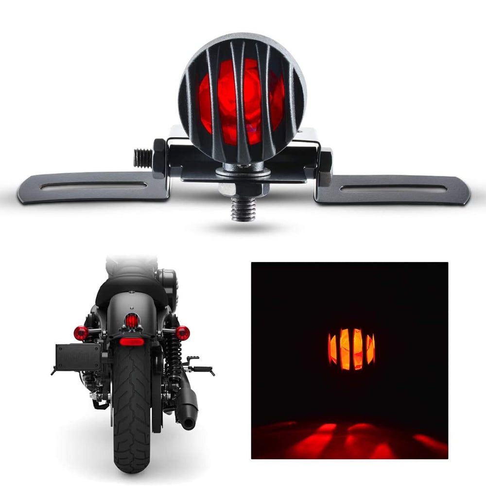 Motorcycle Parts Motorcycle Retro Stop LED Tail Light License Plate