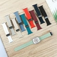 thumbnail image 6 of BXUXOHS Magnetic Silicone Strap for Apple Watch Bands 44mm 45mm 42mm 40mm 38mm 41mm 49mm Women Men, Elastic Adjustable Magnet Closure Bands Wristbands for iWaych Series Ultra 8 7 SE 6 5 4 3 2 1, 6 of 7