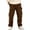 Brown, variant on Loose Cargo Pants for Men,Straight Leg Casual Wide Leg Trousers with Multi Pockets for Hiking and Traveling