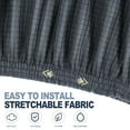 thumbnail image 3 of Stretchy Cloth Headboard Cover Protective Elastic Slipover 1 Piece Solid Color Headboard Protector, 3 of 8