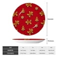 thumbnail image 2 of Kdxio Gingerbread Man Bone China Decorative Plate Ceramic Decorative Plate for Home Office Wall Stand Decorative Plates for Home Bedroom-7in, 2 of 6