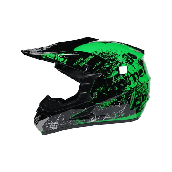 Wosthever Casco de bicicleta de cara completa para una protección confiable, amplia aplicación, salida de aire trasera, casco de bicicleta de Ciclismo Fondo verde SG